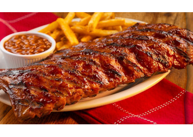 Costelinha de Porco ao Molho Barbecue